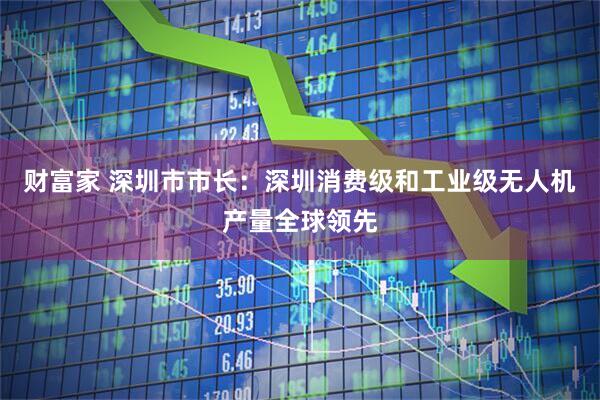 财富家 深圳市市长：深圳消费级和工业级无人机产量全球领先