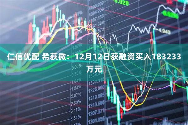 仁信优配 希荻微：12月12日获融资买入183233万元