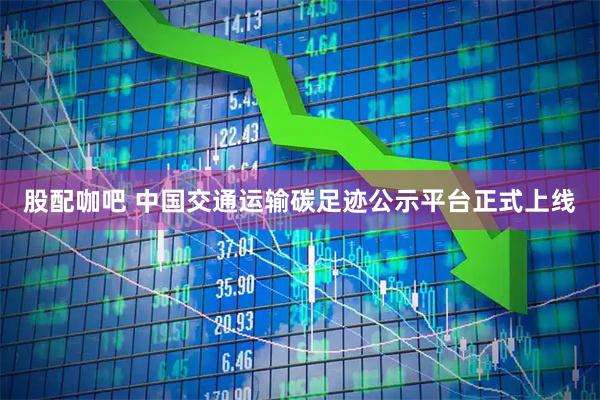 股配咖吧 中国交通运输碳足迹公示平台正式上线